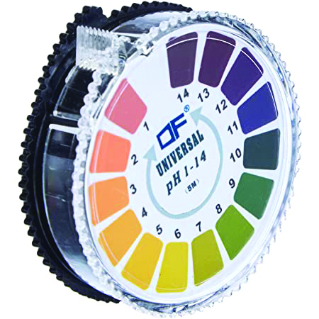 Papier pH 1-14 en rouleaux