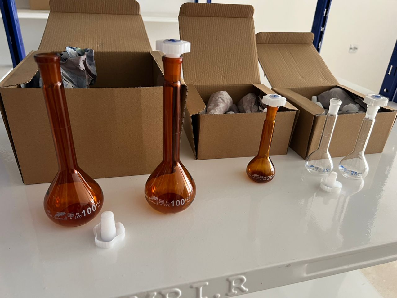 Fiole jaugée en verre JOANLAB