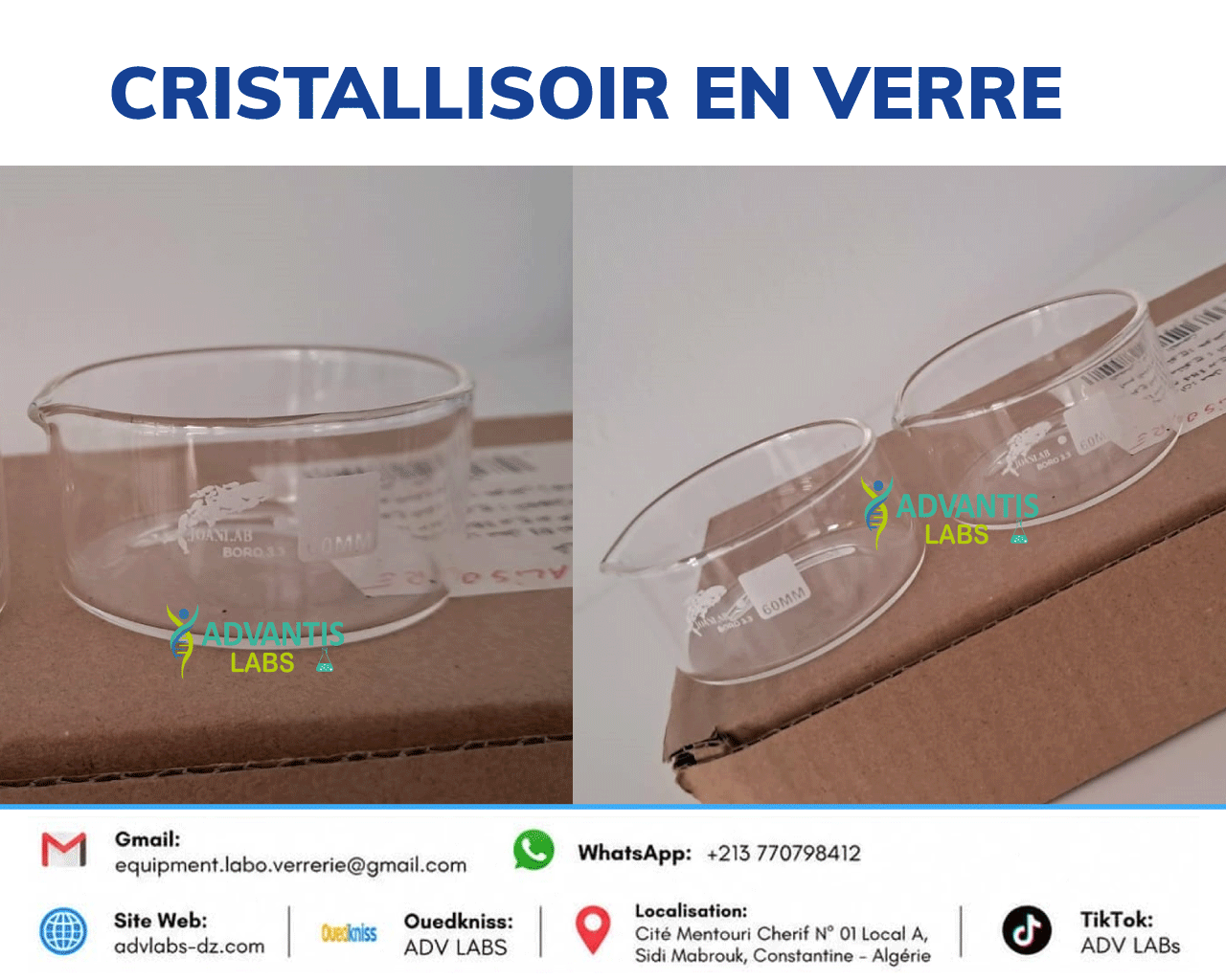 Cristallisoir à bec Joanlab
