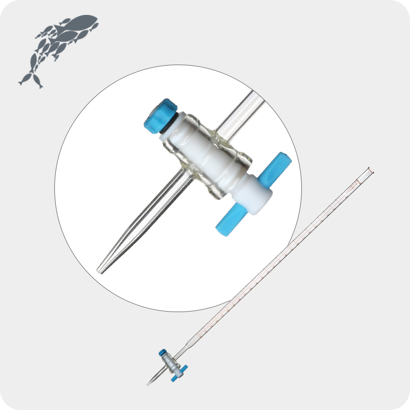 Burette avec robinet en PFTE Joanlab