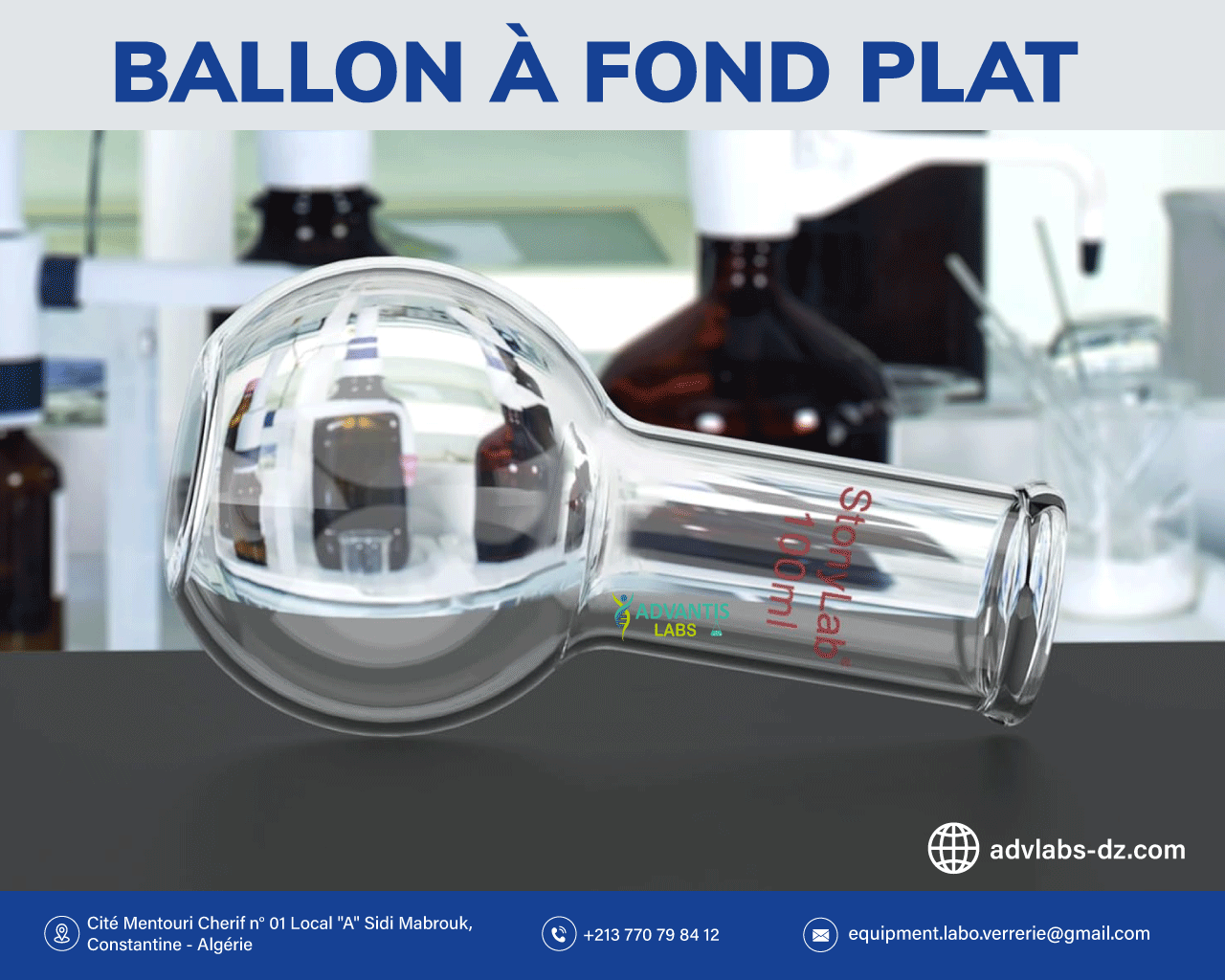 Ballon fond plat Joanlab