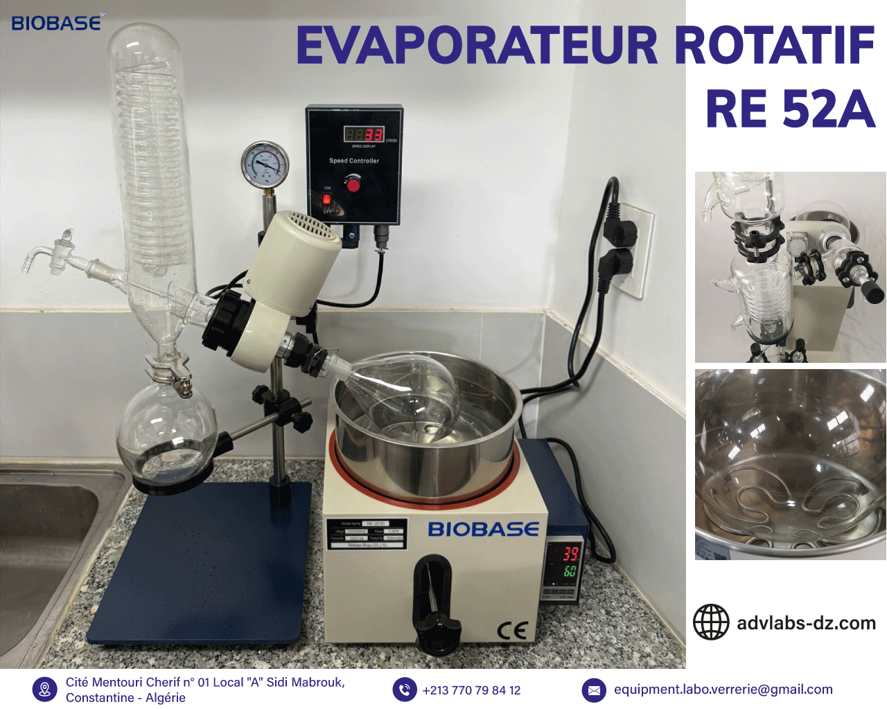 EVAPORATEUR ROTATIF - RE 52A