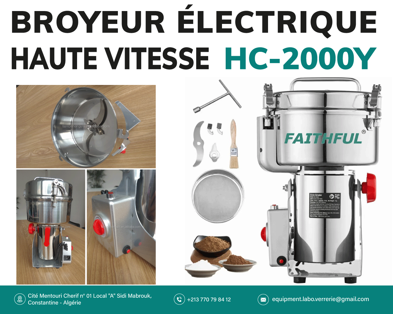 Broyeur Electrique HC-2000Y